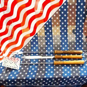 Ekco Forge USA barbecue BBQ set like new